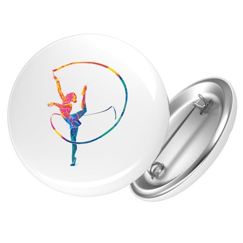 Huuraa Ansteckbutton Rhythmische Sportgymnastik Turnen Geschenk Größe 59mm Rhythmische Sportgymnastik Accessoire Huuraa Ansteckbutton Rhythmische Sportgymnastik Turnen Geschenk Größe 59mm Rhythmische Sportgymnastik Accessoire von Huuraa