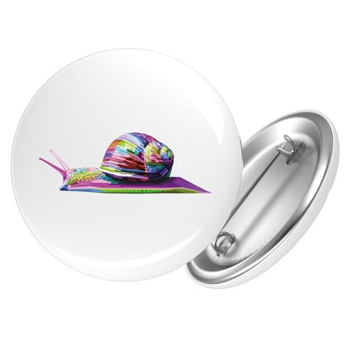 Huuraa Ansteckbutton Schnecke Colorful Geschenk Größe 59mm Schnecke Accessoire Huuraa Ansteckbutton Schnecke Colorful Geschenk Größe 59mm Schnecke Accessoire von Huuraa