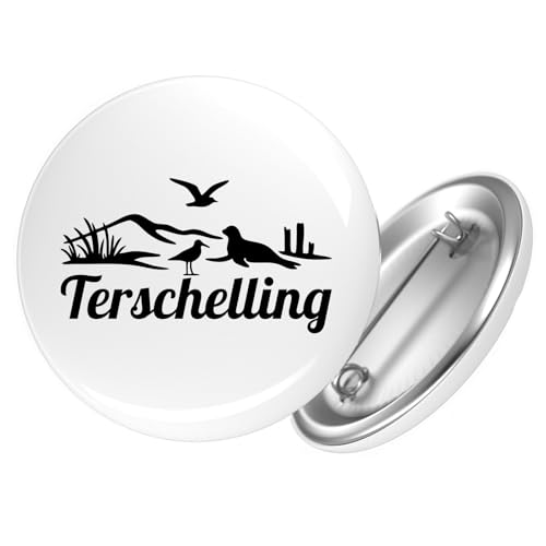 Huuraa Ansteckbutton Terschelling Niederlande Geschenk Größe 59mm Terschelling Accessoire Huuraa Ansteckbutton Terschelling Niederlande Geschenk Größe 59mm Terschelling Accessoire von Huuraa
