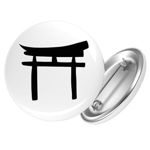 Huuraa Ansteckbutton Torii Shintoismus Geschenk Größe 59mm Torii Accessoire Huuraa Ansteckbutton Torii Shintoismus Geschenk Größe 59mm Torii Accessoire von Huuraa