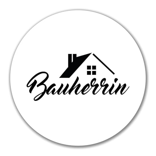 Huuraa Aufkleber Bauherrin Geschenk 10cm Sticker Bauherrin Geschenkidee von Huuraa
