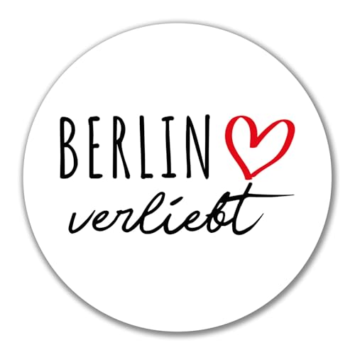 Huuraa Aufkleber Berlin verliebt Geschenk 10cm Sticker Berlin Geschenkidee von Huuraa