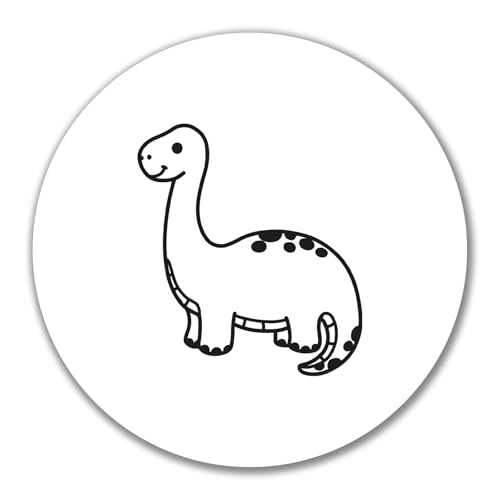 Huuraa Aufkleber Brontosaurus Dinosaurier Geschenk 10cm Sticker Brontosaurus Geschenkidee von Huuraa