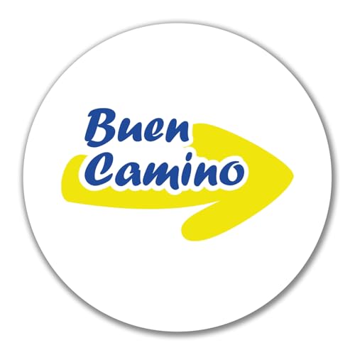 Huuraa Aufkleber Buen Camino Pfeil Geschenk 10cm Sticker Buen Camino Geschenkidee von Huuraa