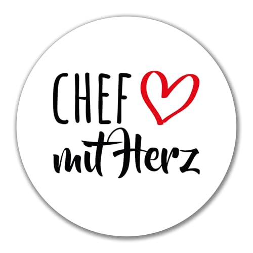 Huuraa Aufkleber Chef mit Herz Geschenk Sticker 10cm Chef Geschenkidee Huuraa Aufkleber Chef mit Herz Geschenk Sticker 10cm Chef Geschenkidee von Huuraa