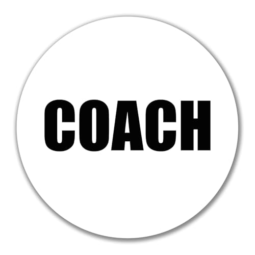 Huuraa Aufkleber Coach Training Geschenk 10cm Sticker Coach Geschenkidee von Huuraa