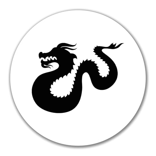 Huuraa Aufkleber Dragon Silhouette Geschenk 10cm Sticker Dragon Geschenkidee Huuraa Aufkleber Dragon Silhouette Geschenk 10cm Sticker Dragon Geschenkidee von Huuraa