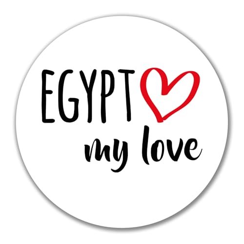 Huuraa Aufkleber Egypt my love Geschenk 10cm Sticker Egypt Geschenkidee von Huuraa