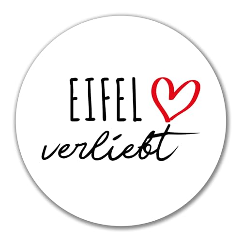Huuraa Aufkleber Eifel verliebt Geschenk 10cm Sticker Eifel Geschenkidee von Huuraa
