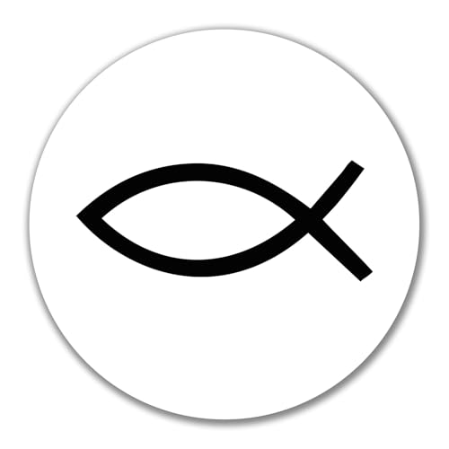 Huuraa Aufkleber Fisch Symbol Geschenk 10cm Sticker Fisch Geschenkidee Huuraa Aufkleber Fisch Symbol Geschenk 10cm Sticker Fisch Geschenkidee von Huuraa