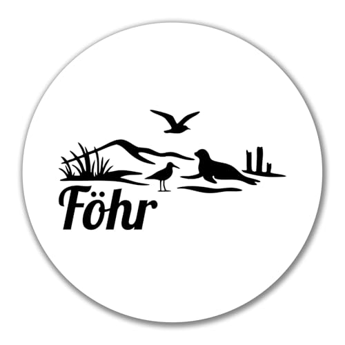 Huuraa Aufkleber Föhr Strandmotiv Geschenk 10cm Sticker Föhr Geschenkidee Huuraa Aufkleber Föhr Strandmotiv Geschenk 10cm Sticker Föhr Geschenkidee von Huuraa