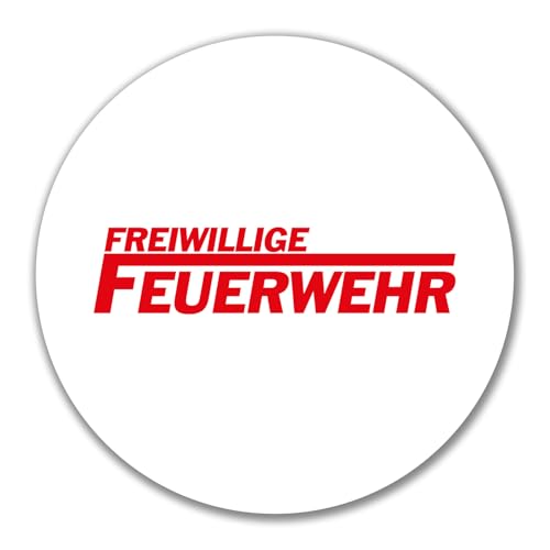 Huuraa Aufkleber Freiwillige Freuerwehr Geschenk 10cm Sticker Freiwillige Freuerwehr Geschenkidee von Huuraa