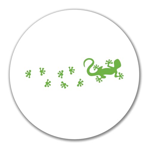 Huuraa Aufkleber Gecko Tapsen Geschenk 10cm Sticker Gecko Geschenkidee von Huuraa