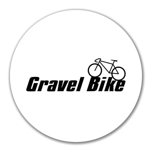 Huuraa Aufkleber Gravel Bike Fahrrad Geschenk 10cm Sticker Gravel Bike Geschenkidee von Huuraa