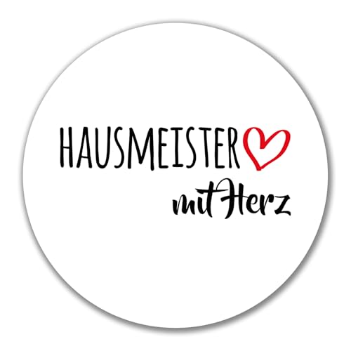 Huuraa Aufkleber Hausmeister mit Herz Geschenk 10cm Sticker Hausmeister Geschenkidee Huuraa Aufkleber Hausmeister mit Herz Geschenk 10cm Sticker Hausmeister Geschenkidee von Huuraa
