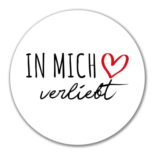 Huuraa Aufkleber In mich verliebt Geschenk 10cm Sticker In mich Geschenkidee Huuraa Aufkleber In mich verliebt Geschenk 10cm Sticker In mich Geschenkidee von Huuraa