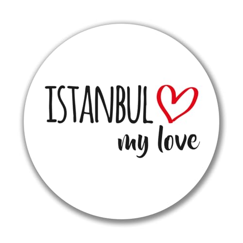 Huuraa Aufkleber Istanbul my love Geschenk Sticker 10cm Istanbul Geschenkidee von Huuraa