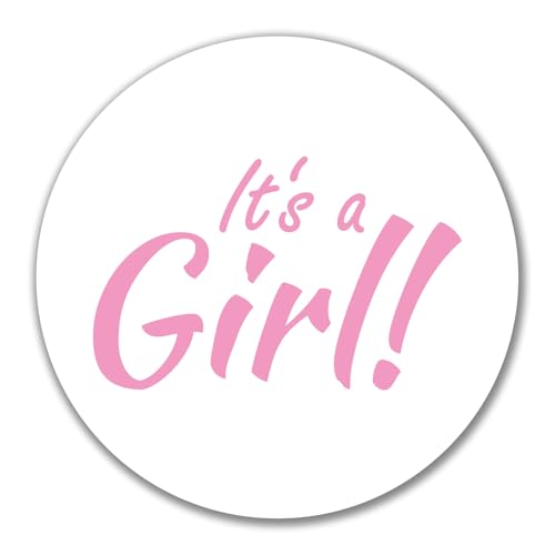 Huuraa Aufkleber It`s a Girl! Schriftzug Geschenk 10cm Sticker It`s a Girl! Geschenkidee Huuraa Aufkleber It`s a Girl! Schriftzug Geschenk 10cm Sticker It`s a Girl! Geschenkidee von Huuraa