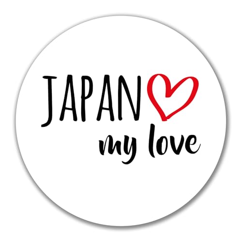 Huuraa Aufkleber Japan my love Geschenk 10cm Sticker Japan Geschenkidee von Huuraa