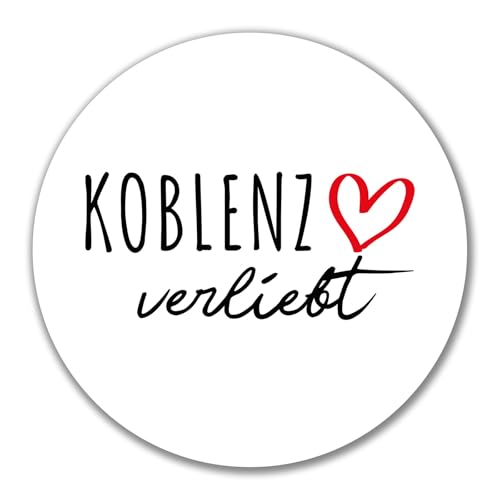 Huuraa Aufkleber Koblenz verliebt Geschenk 10cm Sticker Koblenz Geschenkidee Huuraa Aufkleber Koblenz verliebt Geschenk 10cm Sticker Koblenz Geschenkidee von Huuraa