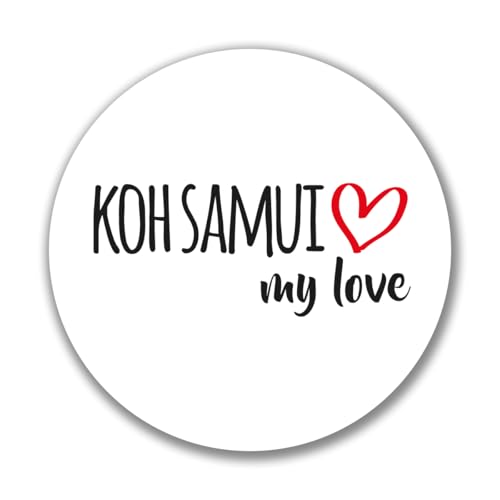 Huuraa Aufkleber Koh Samui my love Geschenk Sticker 10cm Koh Samui Geschenkidee Huuraa Aufkleber Koh Samui my love Geschenk Sticker 10cm Koh Samui Geschenkidee von Huuraa