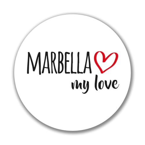 Huuraa Aufkleber Marbella my love Geschenk Sticker 10cm Marbella Geschenkidee Huuraa Aufkleber Marbella my love Geschenk Sticker 10cm Marbella Geschenkidee von Huuraa