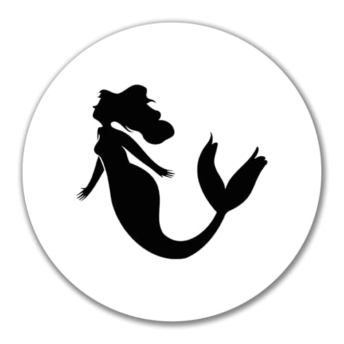 Huuraa Aufkleber Meerjungfrau Silhouette Geschenk 10cm Sticker Meerjungfrau Geschenkidee Huuraa Aufkleber Meerjungfrau Silhouette Geschenk 10cm Sticker Meerjungfrau Geschenkidee von Huuraa