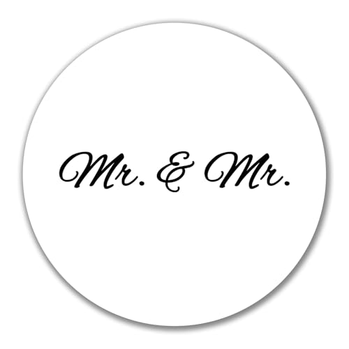 Huuraa Aufkleber Mr. & Mr. Schriftzug Geschenk 10cm Sticker Mr. & Mr. Geschenkidee Huuraa Aufkleber Mr. & Mr. Schriftzug Geschenk 10cm Sticker Mr. & Mr. Geschenkidee von Huuraa