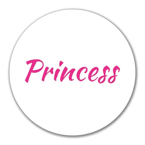 Huuraa Aufkleber Princess Schriftzug Geschenk 10cm Sticker Princess Geschenkidee von Huuraa