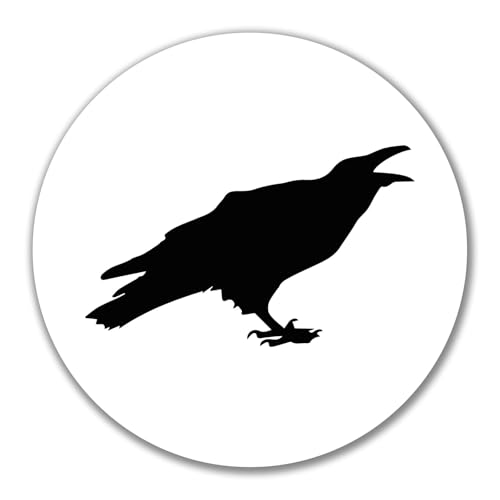 Huuraa Aufkleber Rabe Silhouette Geschenk 10cm Sticker Rabe Geschenkidee Huuraa Aufkleber Rabe Silhouette Geschenk 10cm Sticker Rabe Geschenkidee von Huuraa