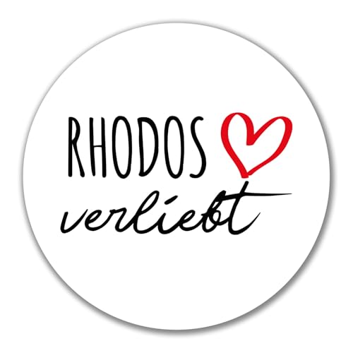 Huuraa Aufkleber Rhodos verliebt Geschenk 10cm Sticker Rhodos Geschenkidee Huuraa Aufkleber Rhodos verliebt Geschenk 10cm Sticker Rhodos Geschenkidee von Huuraa