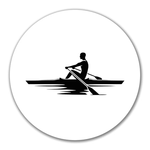 Huuraa Aufkleber Rudern Rowing Geschenk 10cm Sticker Rudern Geschenkidee von Huuraa
