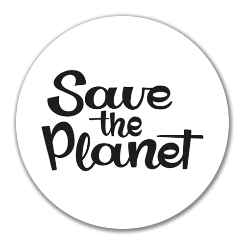 Huuraa Aufkleber Save the Planet Schriftzug Geschenk 10cm Sticker Save the Planet Geschenkidee Huuraa Aufkleber Save the Planet Schriftzug Geschenk 10cm Sticker Save the Planet Geschenkidee von Huuraa