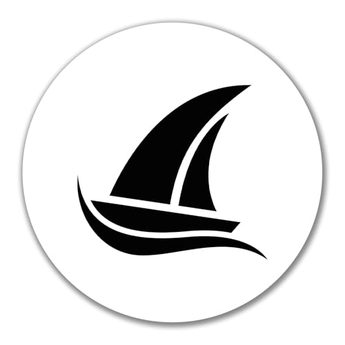 Huuraa Aufkleber Segeln Segelboot Geschenk 10cm Sticker Segeln Geschenkidee Huuraa Aufkleber Segeln Segelboot Geschenk 10cm Sticker Segeln Geschenkidee von Huuraa
