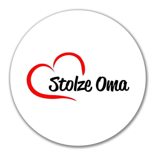 Huuraa Aufkleber Stolze Oma Herz Geschenk 10cm Sticker Stolze Oma Geschenkidee von Huuraa