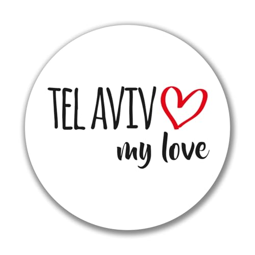 Huuraa Aufkleber Tel Aviv my love Geschenk Sticker 10cm Tel Aviv Geschenkidee Huuraa Aufkleber Tel Aviv my love Geschenk Sticker 10cm Tel Aviv Geschenkidee von Huuraa
