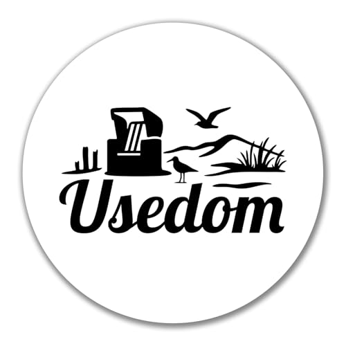 Huuraa Aufkleber Usedom Strandmotiv Geschenk 10cm Sticker Usedom Geschenkidee Huuraa Aufkleber Usedom Strandmotiv Geschenk 10cm Sticker Usedom Geschenkidee von Huuraa