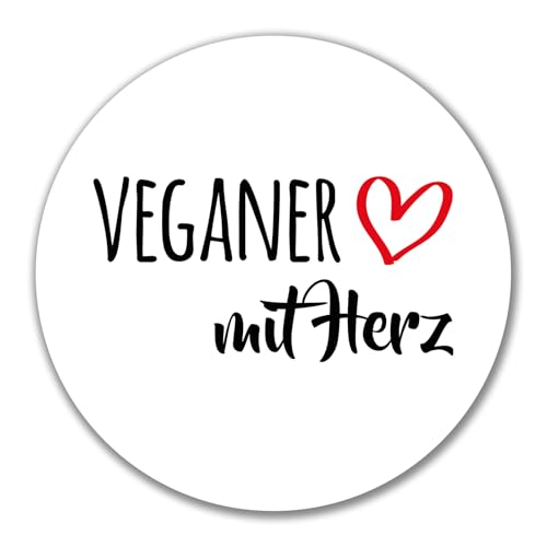 Huuraa Aufkleber Veganer mit Herz Geschenk 10cm Sticker Veganer Geschenkidee Huuraa Aufkleber Veganer mit Herz Geschenk 10cm Sticker Veganer Geschenkidee von Huuraa