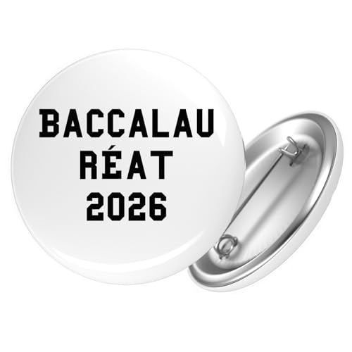 Huuraa Button Baccalauréat 2026 Abschluss Frankreich Geschenk Größe 25mm Anstecker Baccalauréat 2026 Geschenkidee von Huuraa
