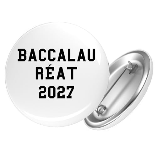 Huuraa Button Baccalauréat 2027 Abschluss Frankreich Geschenk Größe 25mm Anstecker Baccalauréat 2027 Geschenkidee von Huuraa