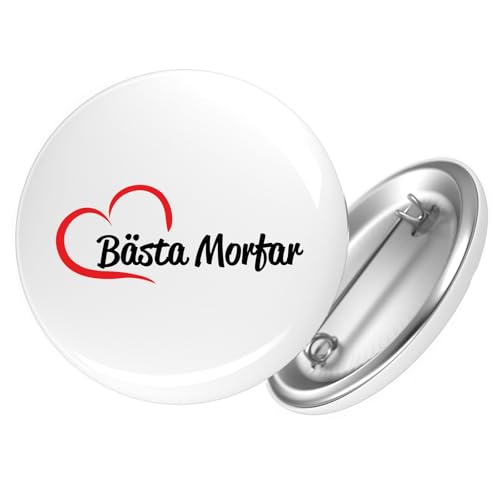 Huuraa Button Bästa Morfar Hjärta Geschenk Größe 25mm Bästa Morfar Geschenkidee Huuraa Button Bästa Morfar Hjärta Geschenk Größe 25mm Bästa Morfar Geschenkidee von Huuraa