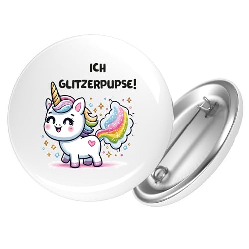 Huuraa Button Ich Glitzerpupse Einhorn Geschenk Größe 25mm Ich Glitzerpupse Geschenkidee Huuraa Button Ich Glitzerpupse Einhorn Geschenk Größe 25mm Ich Glitzerpupse Geschenkidee von Huuraa