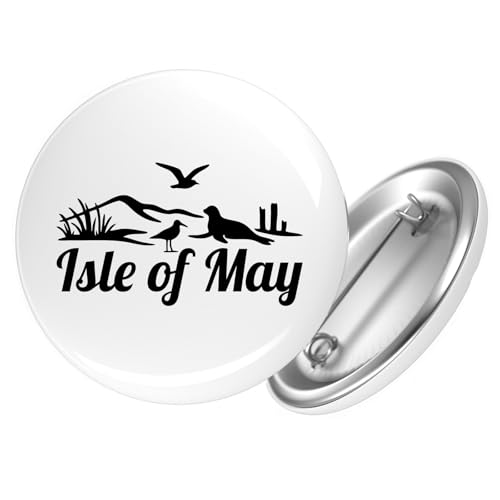 Huuraa Button Isle of May Vereinigtes Königreich Geschenk Größe 25mm Isle of May Geschenkidee von Huuraa
