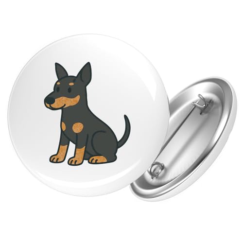 Huuraa Button Manchester Terrier Comic Manny Geschenk Größe 25mm Manchester Terrier Geschenkidee Huuraa Button Manchester Terrier Comic Manny Geschenk Größe 25mm Manchester Terrier Geschenkidee von Huuraa