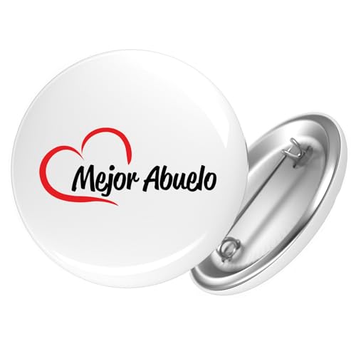 Huuraa Button Mejor Abuelo Corazón Geschenk Größe 25mm Mejor Abuelo Geschenkidee Huuraa Button Mejor Abuelo Corazón Geschenk Größe 25mm Mejor Abuelo Geschenkidee von Huuraa