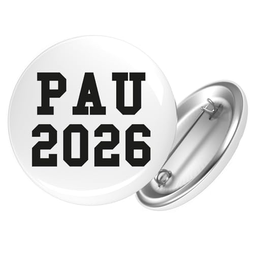 Huuraa Button PAU 2026 Abschluss Spanien Geschenk Größe 25mm Anstecker PAU 2026 Geschenkidee von Huuraa