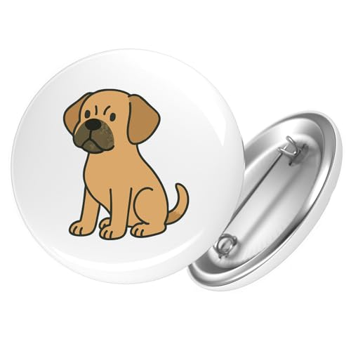 Huuraa Button Puggle Comic Puggy Geschenk Größe 25mm Puggle Geschenkidee von Huuraa