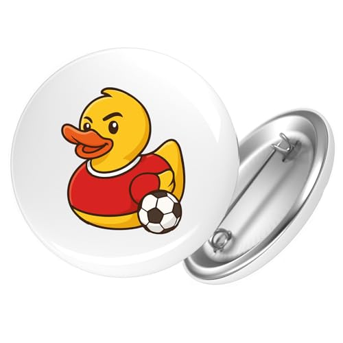 Huuraa Button Quietscheente Fußballer Gummiente Fussballspieler Geschenk Größe 25mm Quietscheente Fußballer Geschenkidee Huuraa Button Quietscheente Fußballer Gummiente Fussballspieler Geschenk Größe 25mm Quietscheente Fußballer Geschenkidee von Huuraa