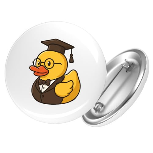 Huuraa Button Quietscheente Professor Gummiente Lehrer Geschenk Größe 25mm Quietscheente Professor Geschenkidee Huuraa Button Quietscheente Professor Gummiente Lehrer Geschenk Größe 25mm Quietscheente Professor Geschenkidee von Huuraa