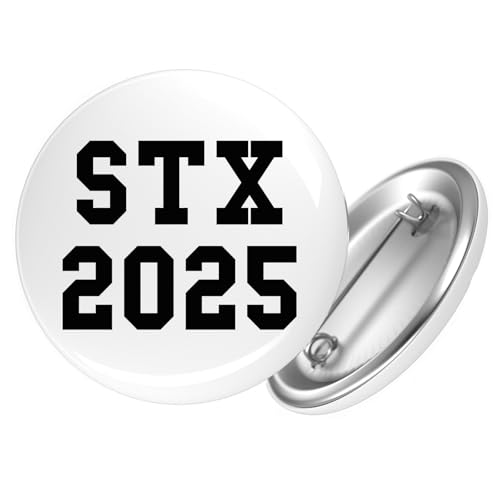 Huuraa Button STX 2025 Abschluss Dänemark Geschenk Größe 25mm STX 2025 Geschenkidee von Huuraa